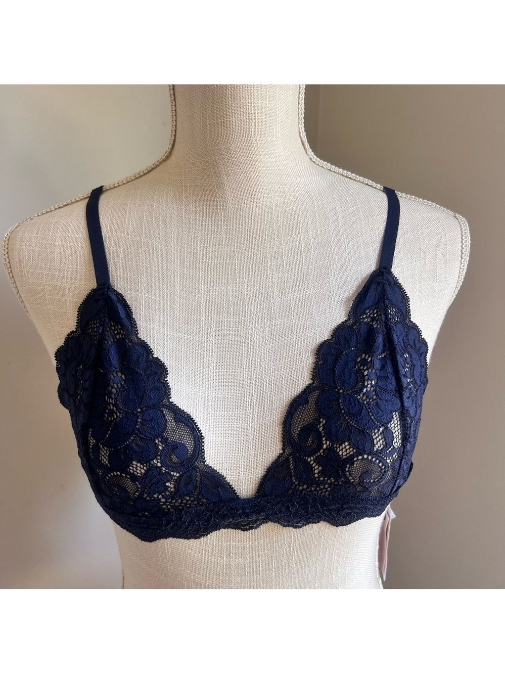 HAH Chi Navy Bralette Size Medium SKU#S2480